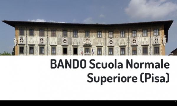 BANDO Scuola Normale Superiore (Pisa)