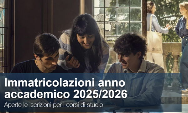 ANNO 25/26 APERTE LE IMMATRICOLAZIONI