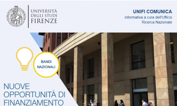 FINANZIAMENTO DI progetti di ricerca “seed”, attraverso 4 bandi monocentrici.