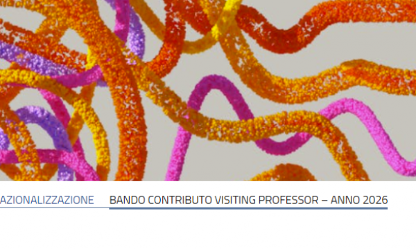 Bando per la richiesta di contributo all&rsquo;Ateneo per la permanenza di Visiting Professor &ndash; anno 2026.