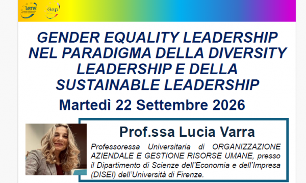 Gender Equality Leadership nel paradigma della Diversity Leadership e della Sustainable Leadership