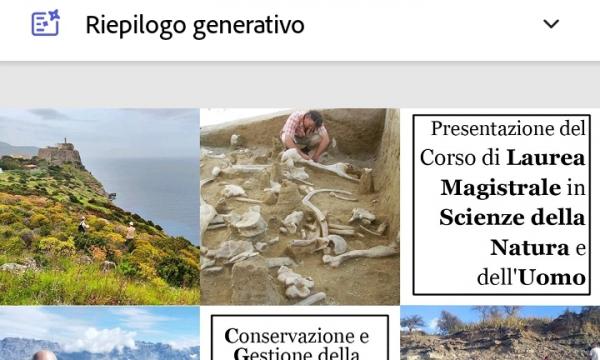  23 -05-25-  Open day  scienze della natura e dell'uomo
