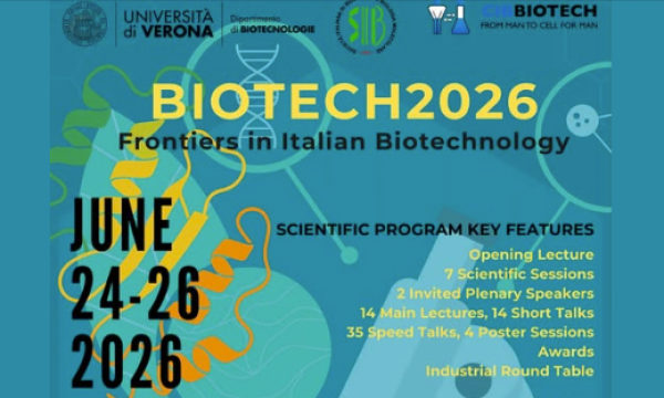 CIBIOTECH 2026 &ndash; &ldquo;Frontiers in Italian Biotechnology