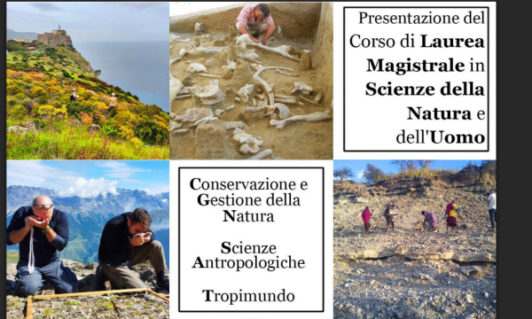 Presentazione della laurea magistrale di Scienze della Natura e dell'Uomo .