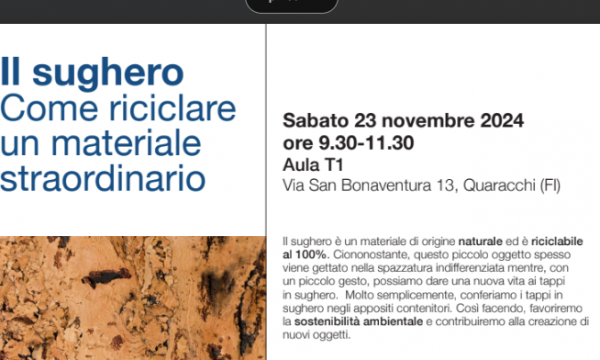 Il sughero. Come riciclare un materiale straordinario